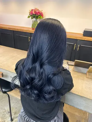 ロング カラー 🌷ラベンダーピンク 顔まわり🌷ねいろのヘアスタイル