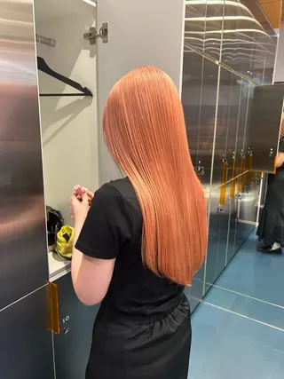 ロング カラー ミルクティーベージュ /sara💛のヘアスタイル