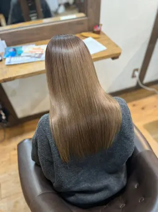 ロング 西元 群/艶髪/髪質改善のヘアスタイル