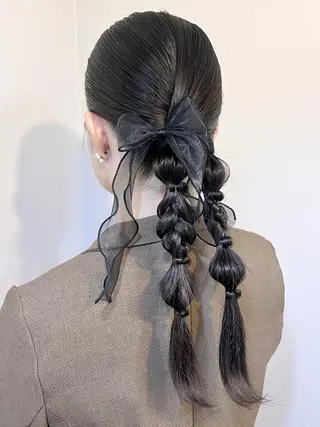 ヘアアレンジ 🤍ヘアセット.ヘア アレンジ湯山詩織🤍のヘアスタイル