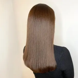 セミロング ハイトーン×似合わせ 🌱中川慎之介のヘアスタイル