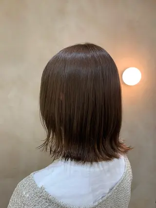 ミディアム カラー 矢場町/ダブルカラー /レイヤー/アリサのヘアスタイル