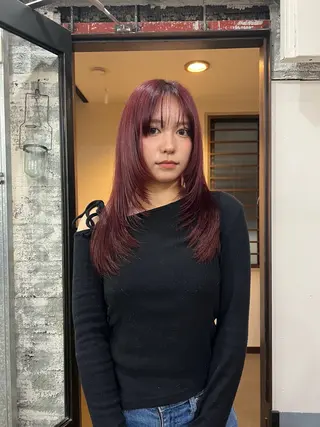 ロング 🌈いけだ あみ🌷のヘアスタイル