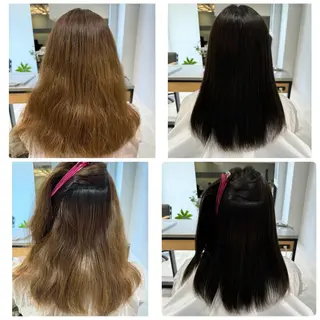 ミディアム カラー miyu .のヘアスタイル