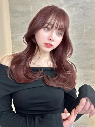 ミディアム レイヤー/韓国❣️ 髪質改善/e_kiのヘアスタイル