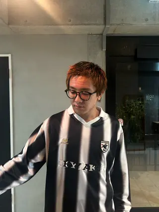 ショート カラー メンズ 石原 実のヘアスタイル