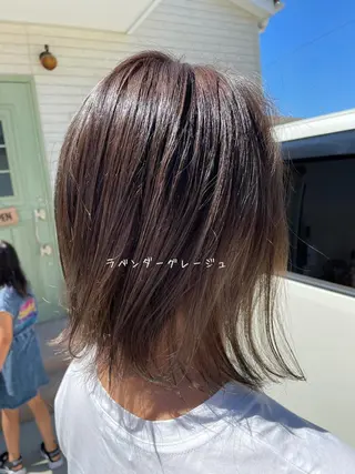 ミディアム カラー noppo所属・NOPPO 和泉市 美容室／奥村　飛鳥のヘアスタイル