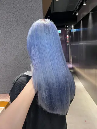 ロング カラー 紬/enne/ブリー チ/ハイトーンのヘアスタイル