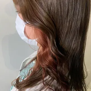 ミディアム カラー ヘアアレンジ ☀️Luana☀️ 公式/大通のヘアスタイル