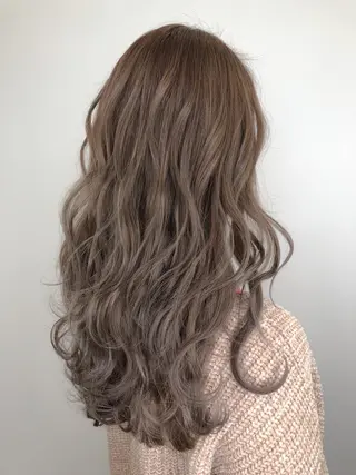 セミロング カラー SALOWIN神戸三宮East店所属・【透明感、艶髪】西村 有司のヘアスタイル