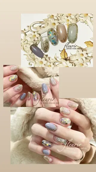 ネイル フルリール 【プライベートサロンのネイルデザイン