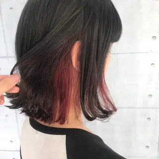 ショート カラー 高木 麻知子のヘアスタイル