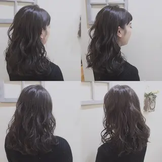 セミロング カラー hair salon Ranun髪質改善のヘアスタイル