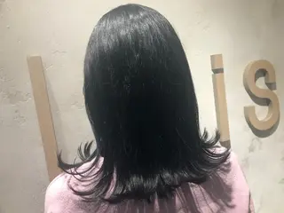 セミロング カラー ベージュ指名No1 加賀詩織のヘアスタイル