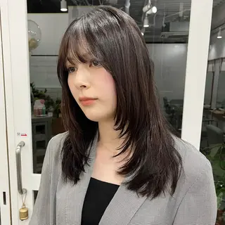 セミロング レイヤーカット/ 春日井/鵜飼元喜のヘアスタイル