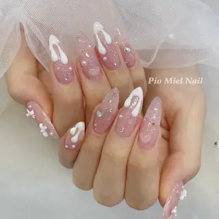 ネイル HANA 長さだしのネイルデザイン