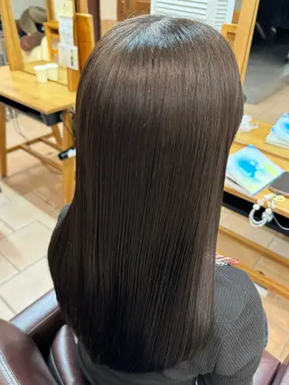 ロング カラー 菅野 美咲のヘアスタイル