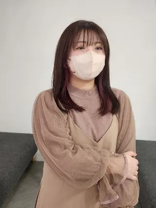 ロング 安達まい/ インナーカラー◎のヘアスタイル