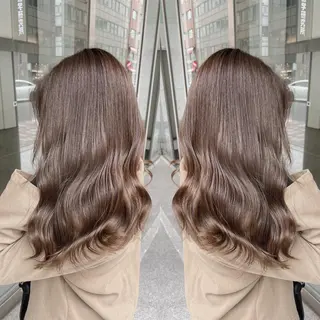 セミロング カラー 美髪美容師 くぼた店長🫧のヘアスタイル