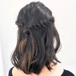 セミロング ヘアアレンジ Endearing所属・❇️安達 優心❇️ レイヤー/艶髪特化のヘアスタイル