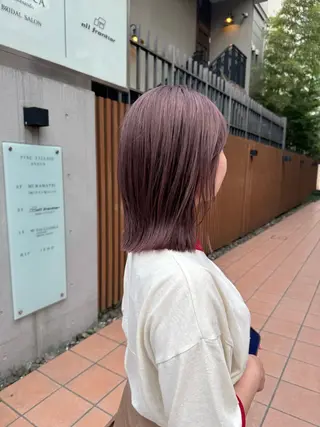 ショート カラー ボブ/ショート 吉田竣のヘアスタイル