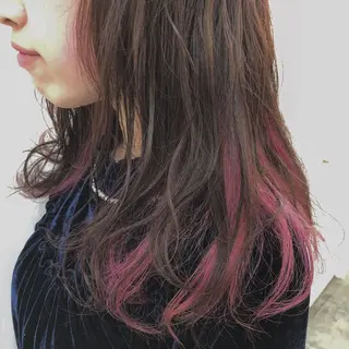 ミディアム カラー ニシオカ タクヤのヘアスタイル