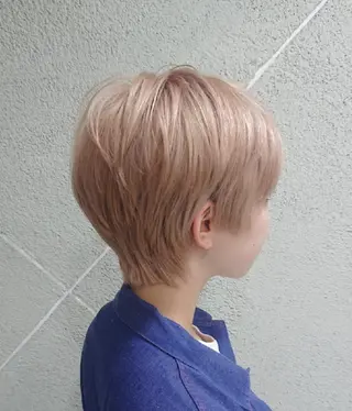 ショート カラー GARDEN NEW YORK所属・片浦 常翔のヘアスタイル