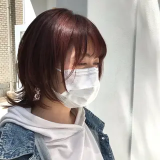 ミディアム カラー ヘアアレンジ moi-meme.soe所属・タナカ リナのヘアスタイル