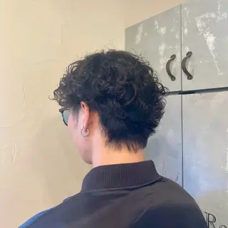 パーマ メンズ ルプラボウ 神谷有音/艶髪のヘアスタイル