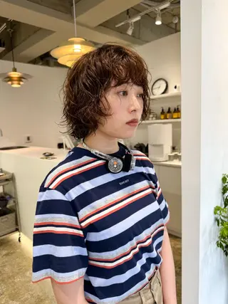 ショート パーマ 可愛いパーマスタイル といえばISSEYのヘアスタイル