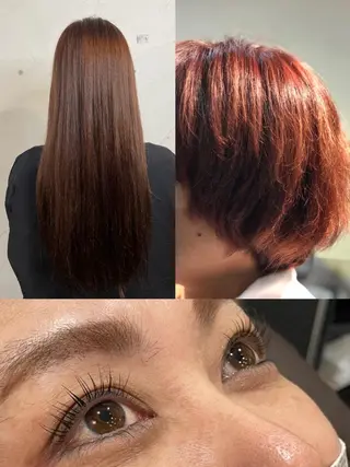 カラー マツエク・マツパ 梶田 楓子のマツエク・マツパデザイン