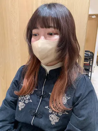 セミロング カラー ヘアアレンジ yuka .のヘアスタイル