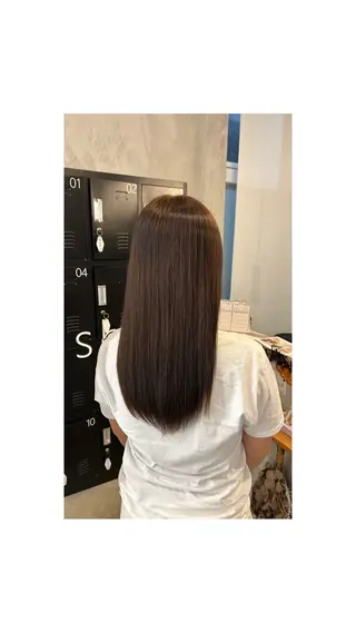 セミロング 長谷川 楓恋のヘアスタイル