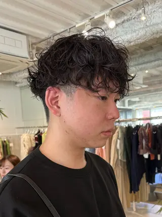 パーマ メンズ ANY/メンズ特化/ シバヤ ユウキのヘアスタイル
