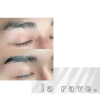 メンズ アイブロウ la rave. eyelashのマツエク・マツパデザイン