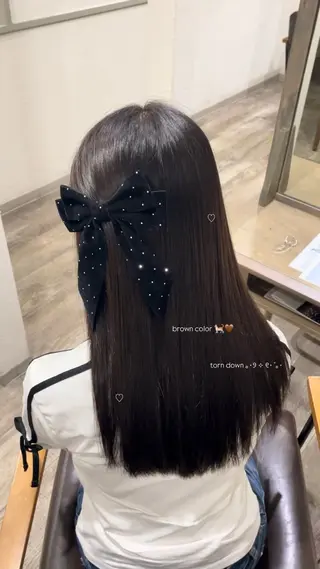 カラー Sac.恵比寿所属・韓国スタイル/ 艶髪カラー/ひなののヘアスタイル