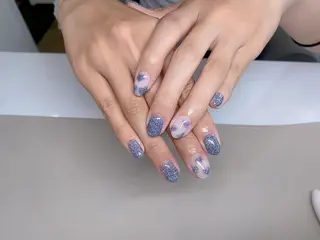 ネイル ETERNA Nail 銀座店【パラジェル/フィルイン/チップ長さだし/マグネット/ニュアンス】所属・ア カリのネイルデザイン