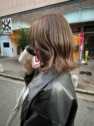 ミディアム ROSSO Hair＆SPA  香椎宮前店所属・SHIINA 香椎宮前店のヘアスタイル