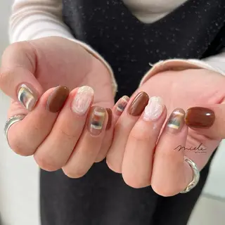 ネイル miele【ミエレ】 シンプル一癖のネイルデザイン