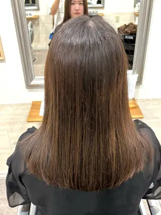 ロング 堀川 希歩のヘアスタイル