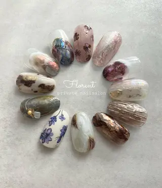 ネイル florent nailのネイルデザイン