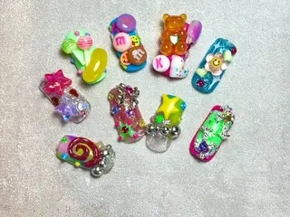 ネイル kirakira omemeのネイルデザイン