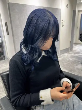 セミロング カラー 透明感/レイヤー 🇰🇷tomonaのヘアスタイル