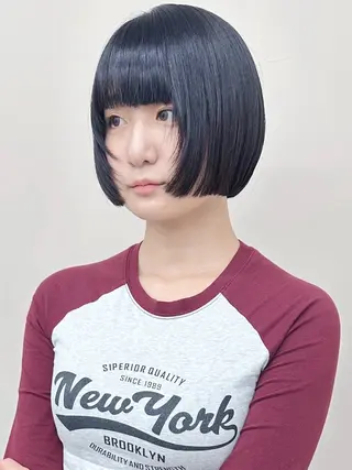 ショート 小顔ボブ/お悩み解決 /ボブパーマ/とういのヘアスタイル