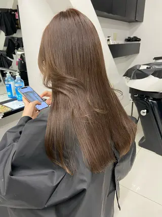 ロング 韓国レイヤー/ヘア カラー🎀ayamiのヘアスタイル