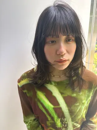 ミディアム ボブ/レイヤー/ 梅田/天野川奈緒のヘアスタイル