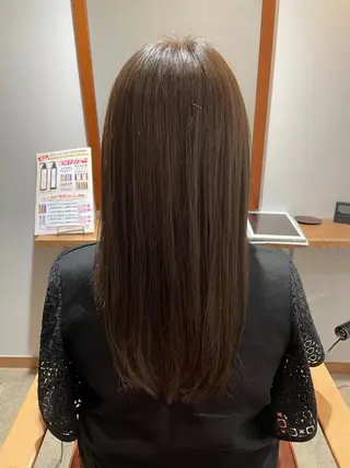 ロング カラー ベージュ/ 髪質改善 /末田柊希のヘアスタイル