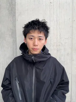 メンズ ボブ/レイヤー /河内温太のヘアスタイル