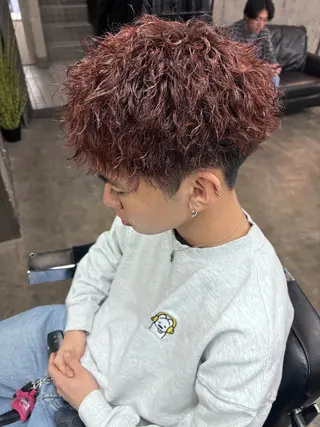 パーマ メンズ 土岐 仁/メンズ専門 パーマ特化美容師🌀のヘアスタイル