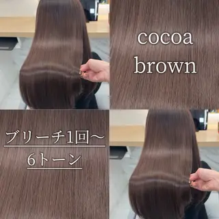 ロング カラー youres hair 髪質改善トリートメント&ヘッドスパ  新宿三丁目店【ユアーズヘア】所属・🦋透明感カラー 👑NODOKA🦋のヘアスタイル